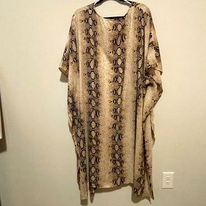 Open front Snake print Kimora ((SOLD))